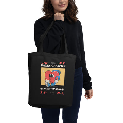 Eco Tote Bag 'Panic Attacks Are My Cardio'