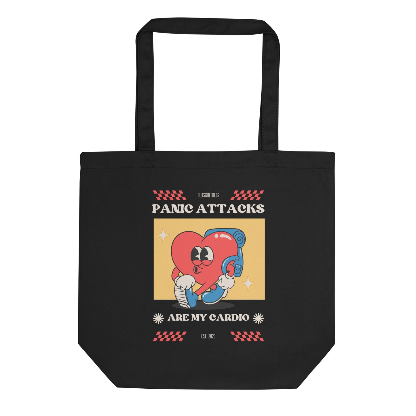 Eco Tote Bag 'Panic Attacks Are My Cardio'