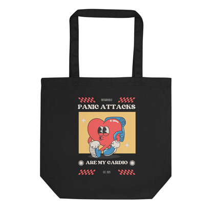 Eco Tote Bag 'Panic Attacks Are My Cardio'