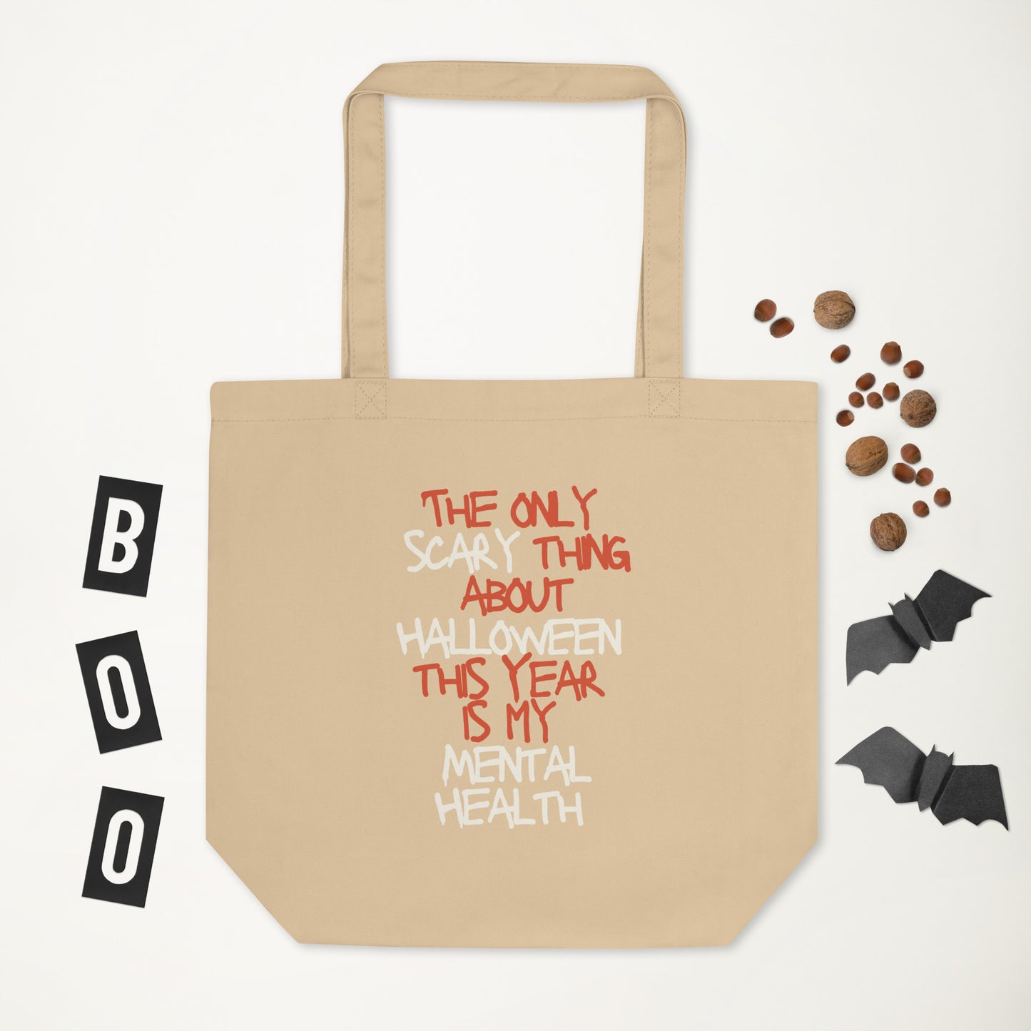 Eco Tote Bag 'Scary Halloween'