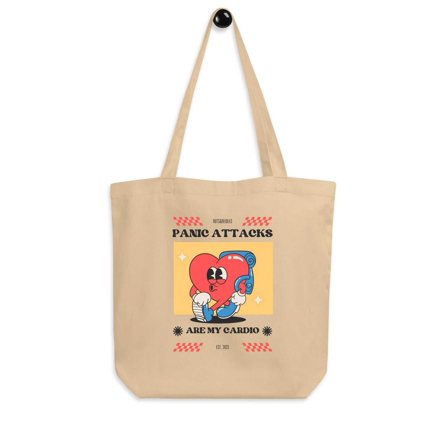 Eco Tote Bag 'Panic Attacks Are My Cardio'