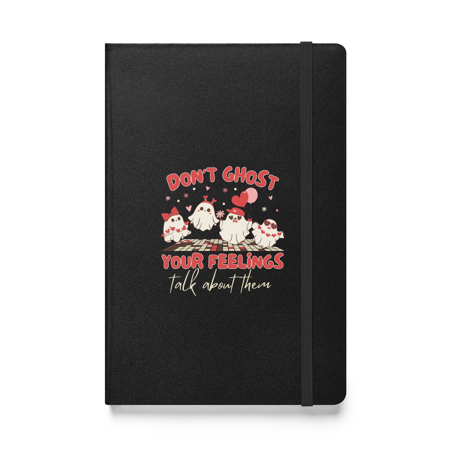 Valentines Day themed Mental Health Notebook 'Don't Ghost Your Feelings'