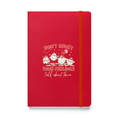 Valentines Day themed Mental Health Notebook 'Don't Ghost Your Feelings'