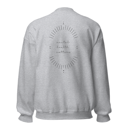 minimalist Sweatshirt 'Mental Health Matters'