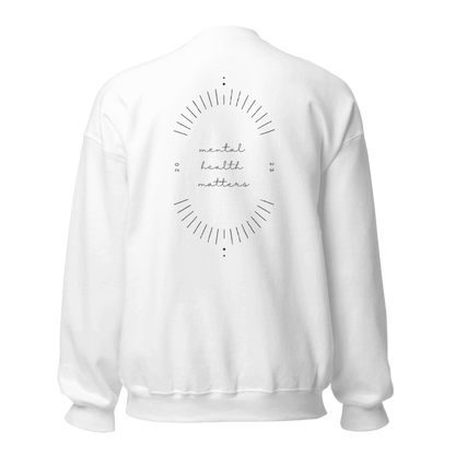 minimalist Sweatshirt 'Mental Health Matters'