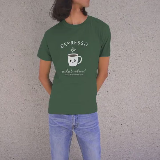 Mental Health T-Shirt 'Depresso What Else?', Depression Awareness, Mental Health Awareness, Coffee Addicted, Coffee Shirt