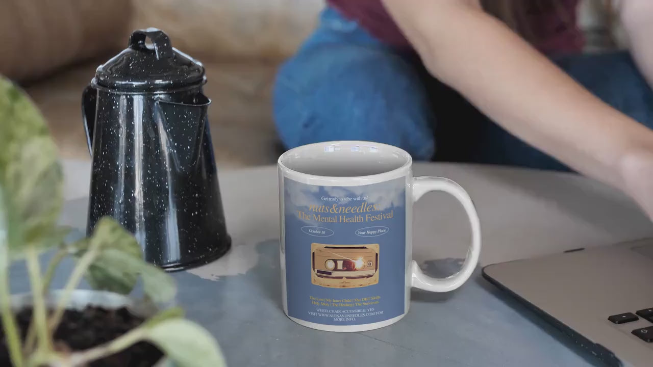 Ceramic Mug 'Mental Health Festival', Depression Awareness, Mental Health Awareness, Self Care, Tea Cup, Coffee Mug