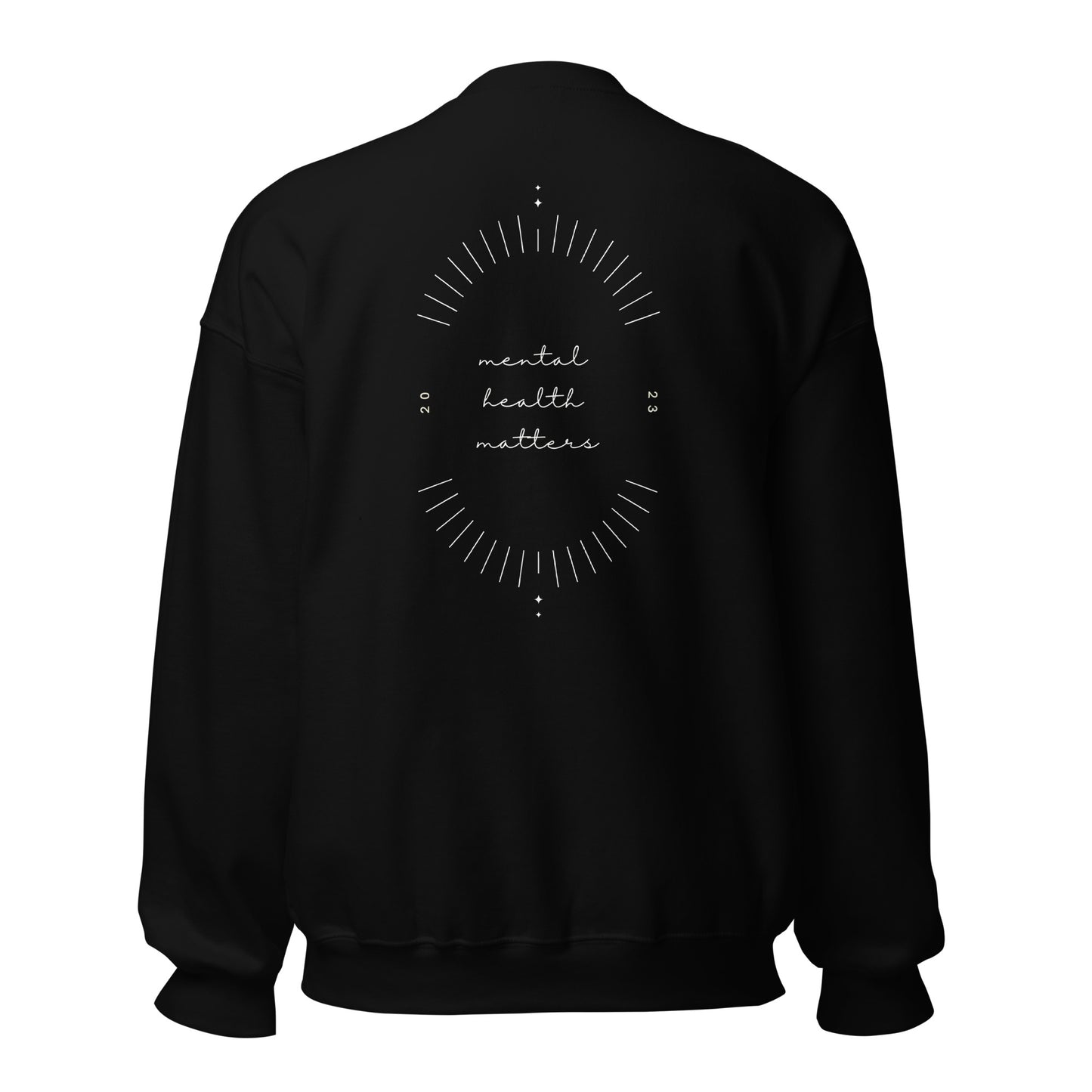 minimalist Sweatshirt 'Mental Health Matters'