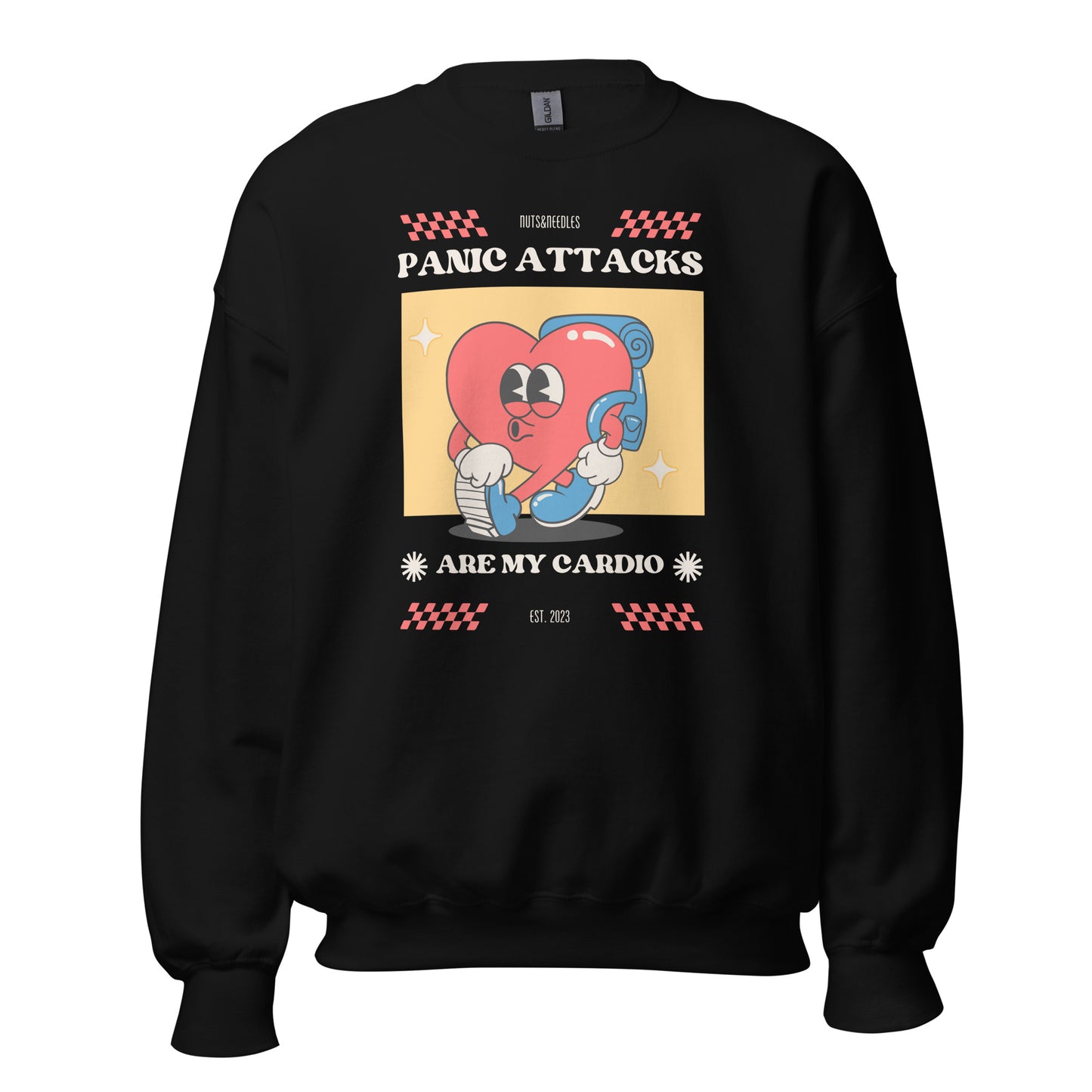 Unisex Sweatshirt 'Panic Attacks Are My Cardio'