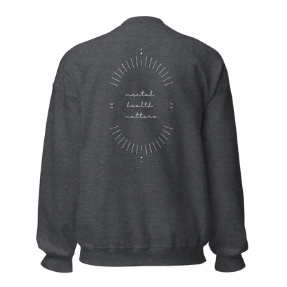 minimalist Sweatshirt 'Mental Health Matters'