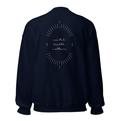 minimalist Sweatshirt 'Mental Health Matters'