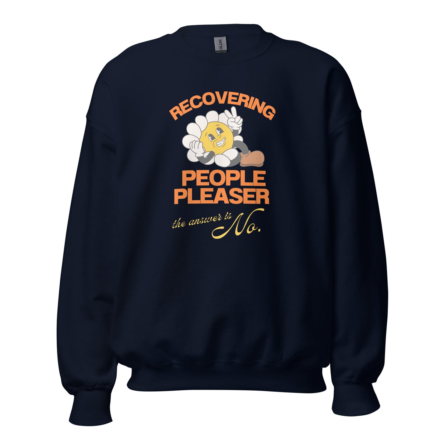 Unisex Sweatshirt 'Recovering People Pleaser'