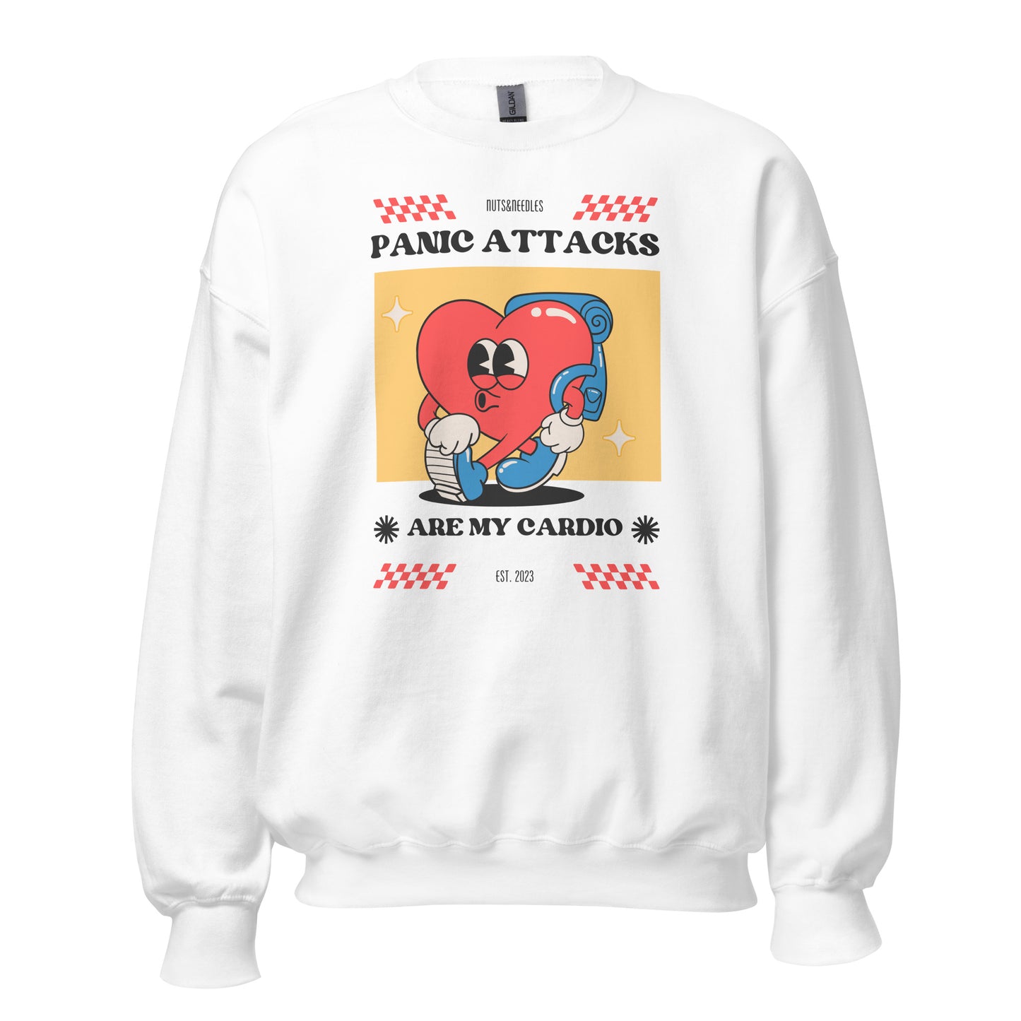 Unisex Sweatshirt 'Panic Attacks Are My Cardio'