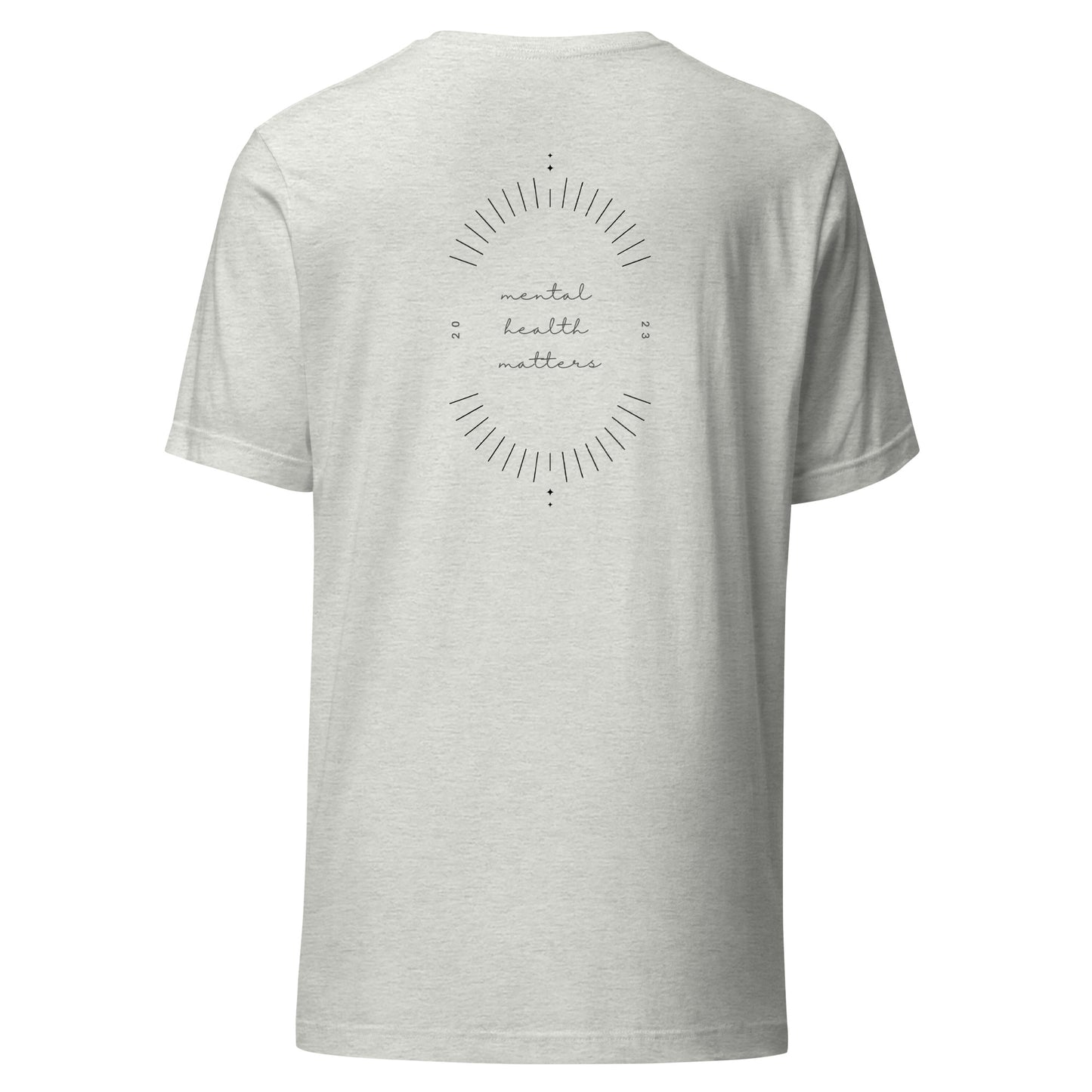 minimalist T-Shirt 'Mental Health Matters'