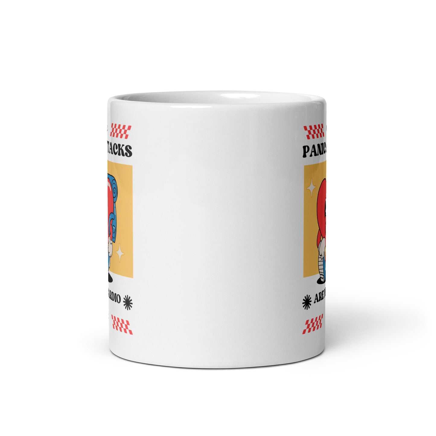 Ceramic Mug 'Panic Attacks Are My Cardio'