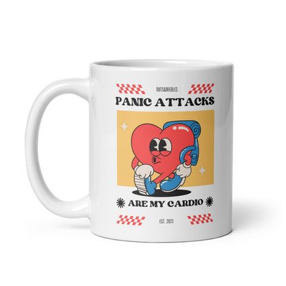 Ceramic Mug 'Panic Attacks Are My Cardio'