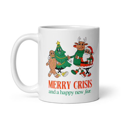 Ceramic Mug 'Merry Crisis And A Happy New Fear'