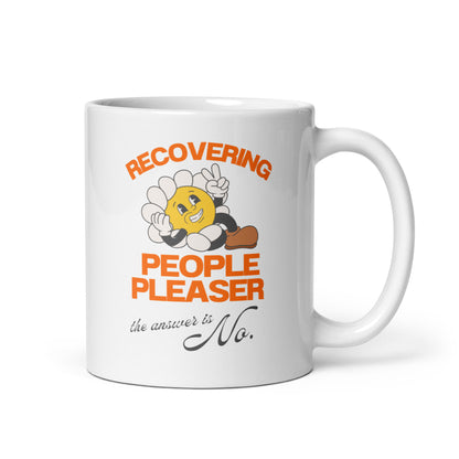 Ceramic Mug 'Recovering People Pleaser'