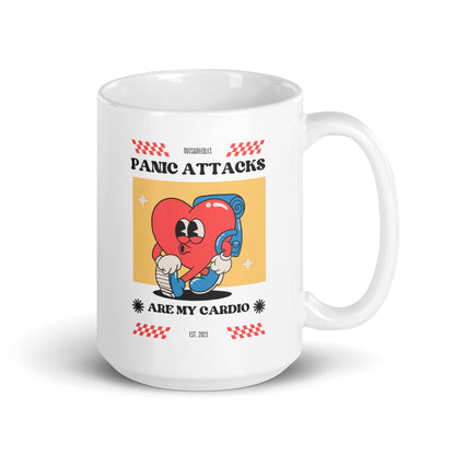 Ceramic Mug 'Panic Attacks Are My Cardio'