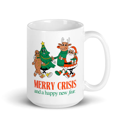 Ceramic Mug 'Merry Crisis And A Happy New Fear'