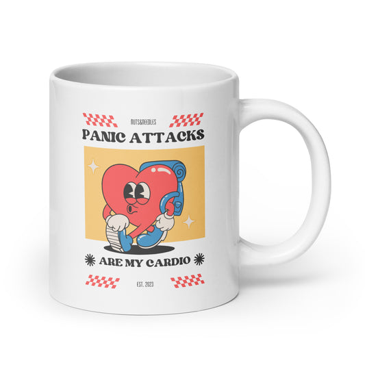 Ceramic Mug 'Panic Attacks Are My Cardio'