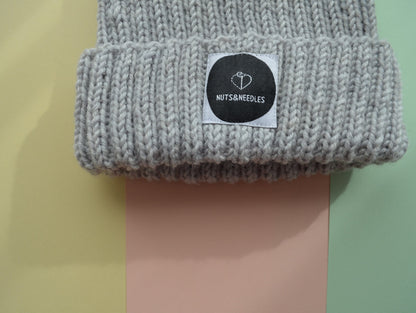 Beanie Borderline BPD Awareness, Mental Health, part of profit is donated to BPD Charity, handmade knitwear, knit Merino wool beanie