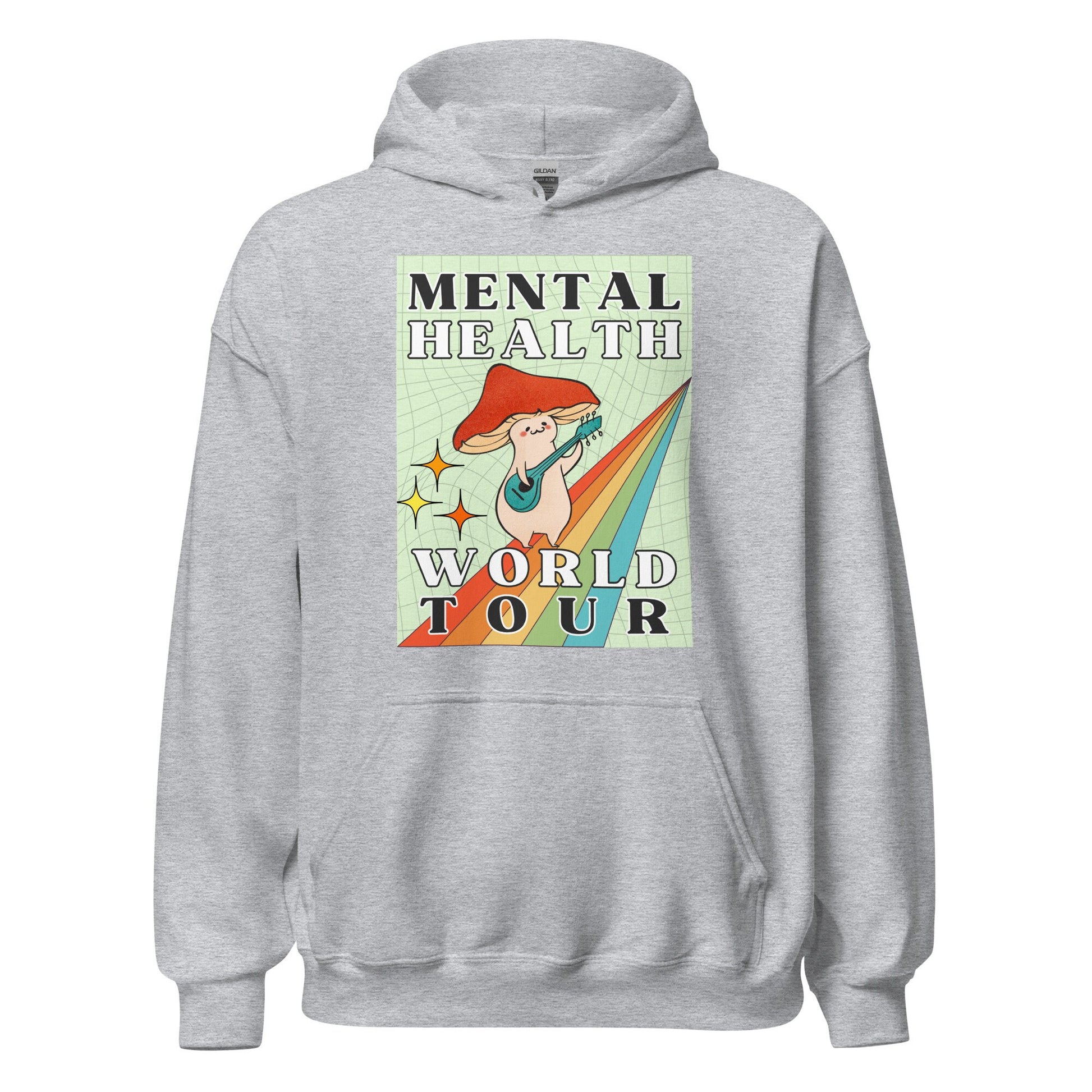 Hoodie 'Mental Health World Tour', Mental Health Awareness, Unisex Hoodie, Self Care, Gift for Him, Gift for Her, Tour Merchandize