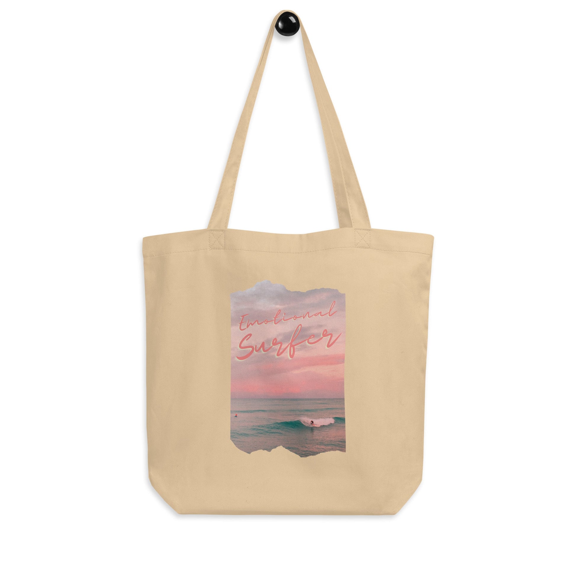 Mental Health Tote Bag &#39;Emotional Surfer&#39;, part of profit donated to Mental Health Charity, Self Care