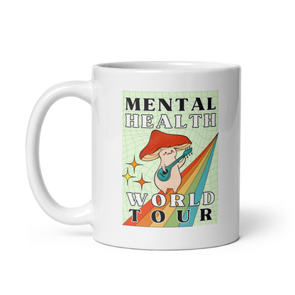 Mug &#39;Mental Health World Tour, Depression Awareness, Mental Health Awareness, Self Care, Tea Cup, Coffee Mug