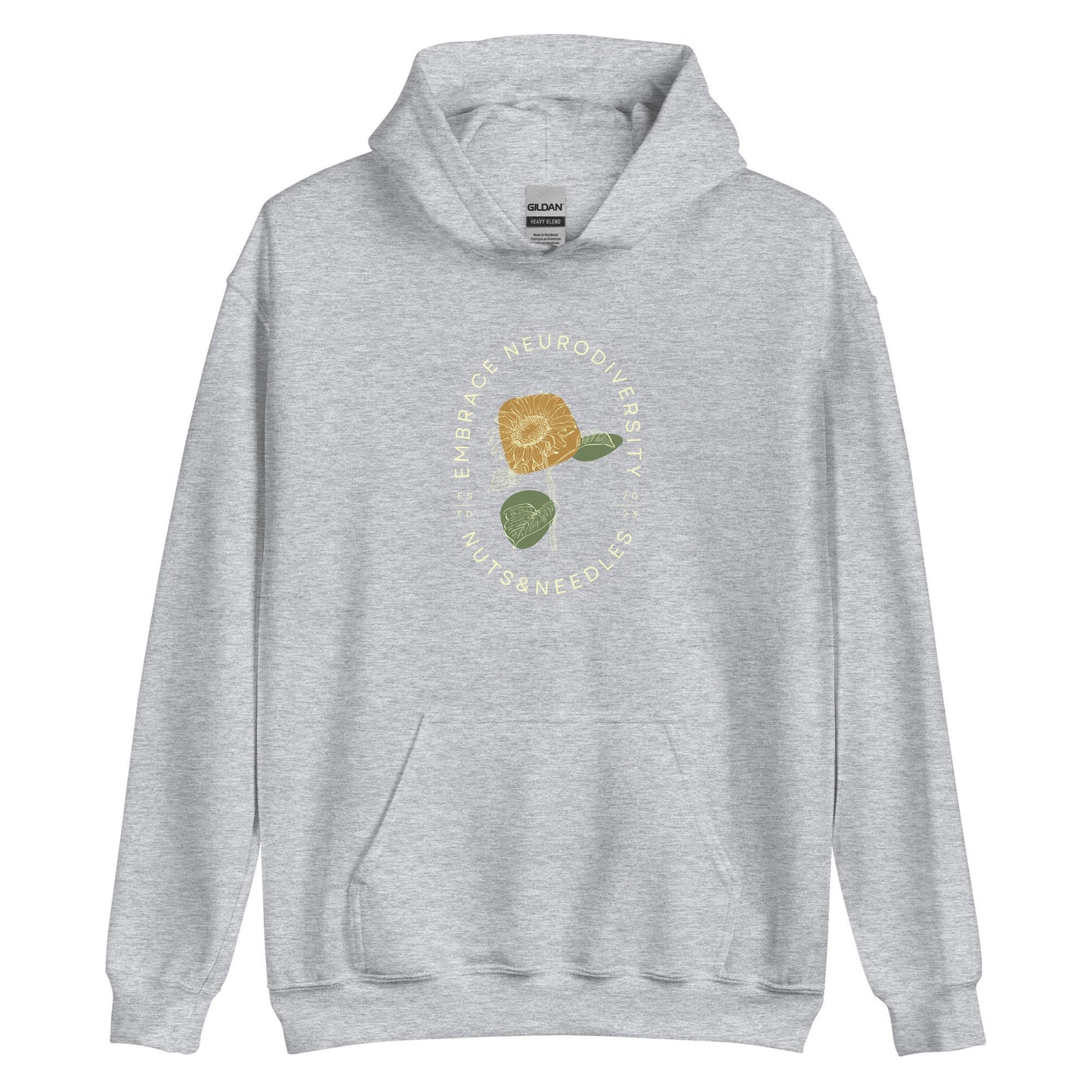 Mental Health Hoodie &#39;Embrace Neurodiversity&#39;, part of profit donated to ADHD Charity, Unisex Hoodie, Self Care, ADHD, Autism, Aspergers