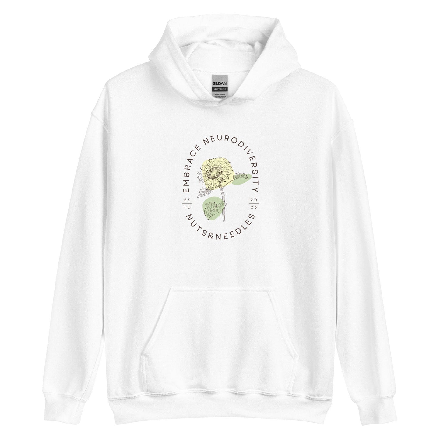 Mental Health Hoodie &#39;Embrace Neurodiversity&#39;, part of profit donated to ADHD Charity, Unisex Hoodie, Self Care, ADHD, Autism, Aspergers