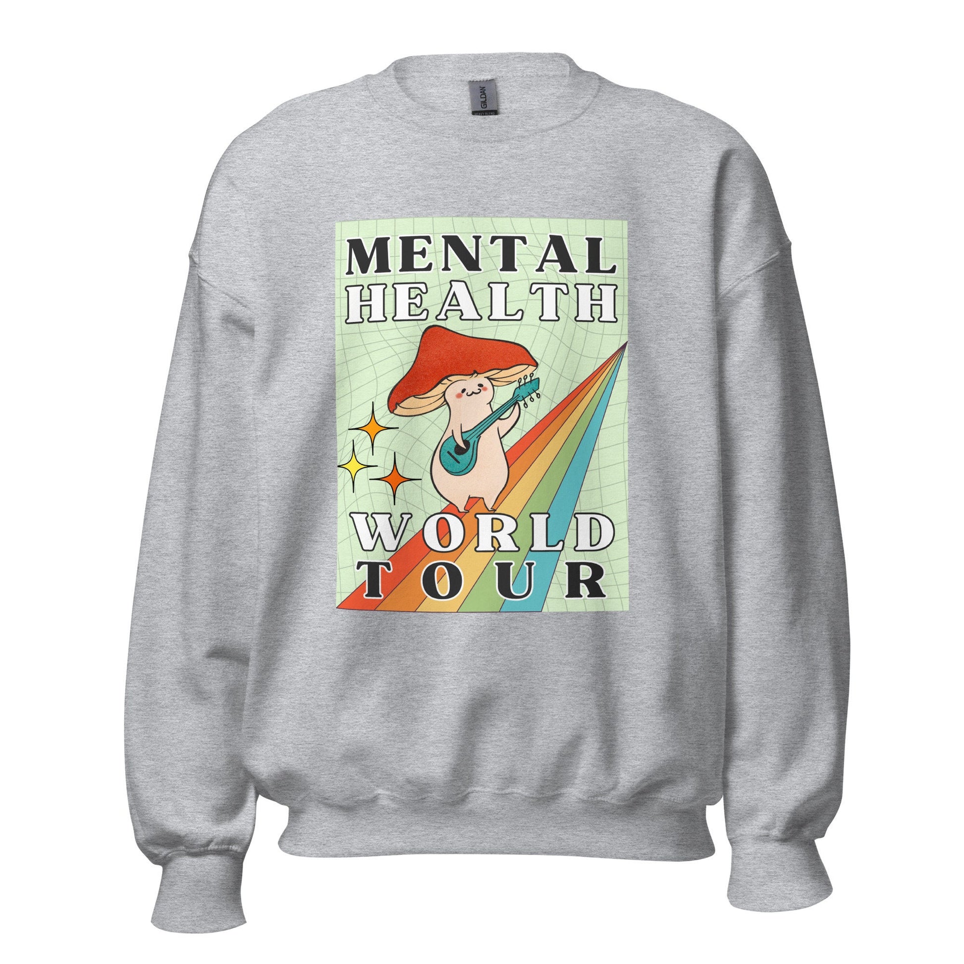 Sweatshirt &#39;Mental Health World Tour&#39;, Mental Health Awareness, Unisex Sweater, Self Care, Tour Merchandize