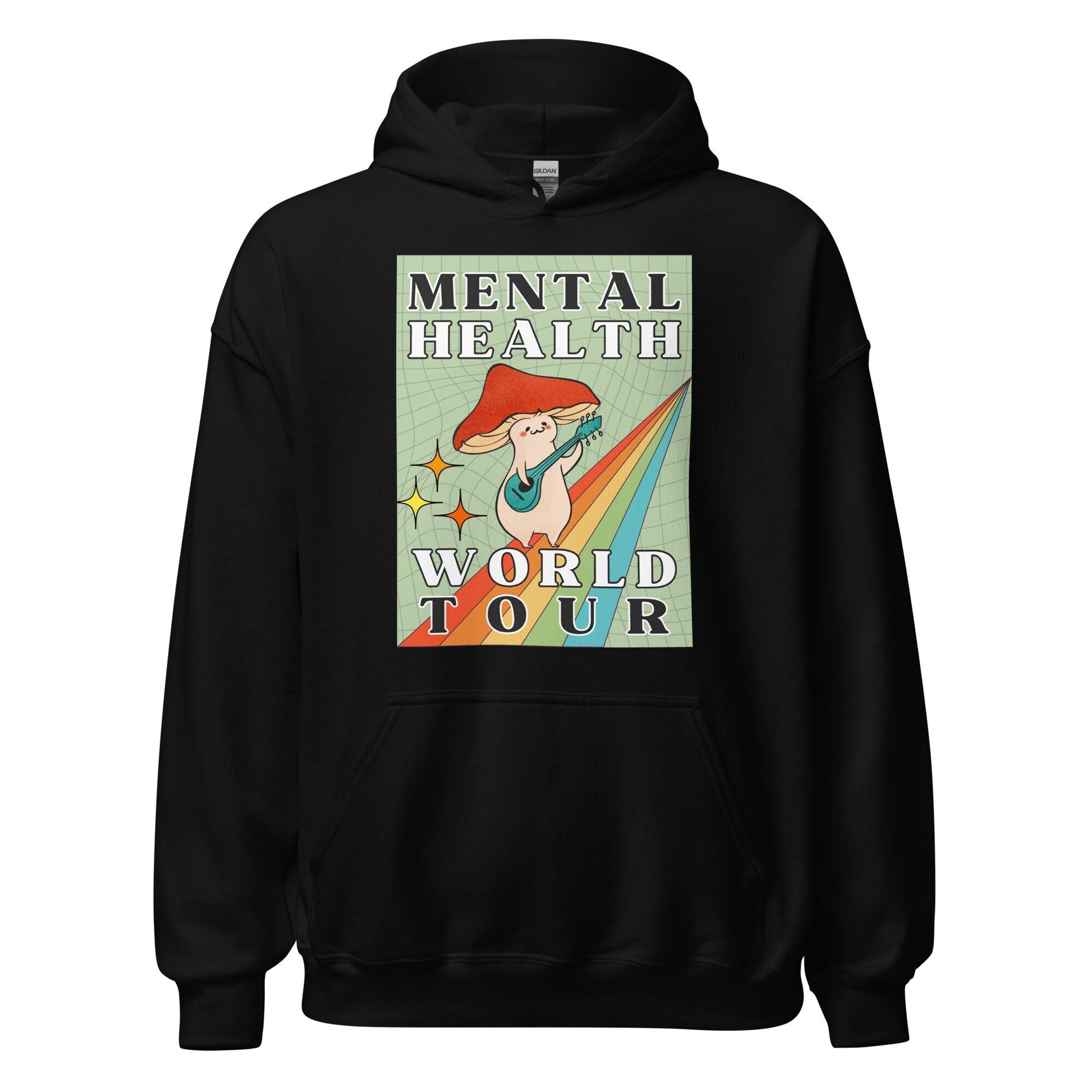 Hoodie 'Mental Health World Tour', Mental Health Awareness, Unisex Hoodie, Self Care, Gift for Him, Gift for Her, Tour Merchandize