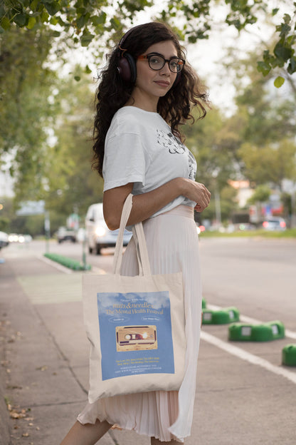 Mental Health Tote Bag 'Mental Health Festival', Mental Health Awareness, Unisex Tote Bag, Self Care, Gift for Him, Gift for Her