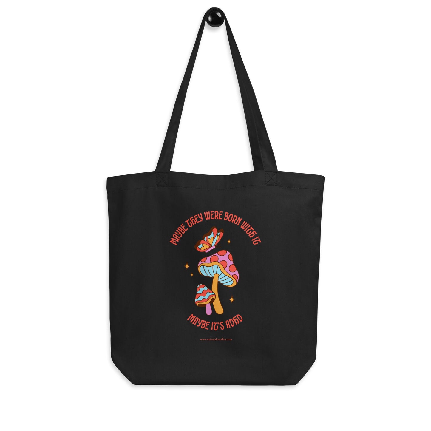 Mental Health Tote Bag &#39;Maybe it&#39;s ADHD&#39; non binary version, part of profit donated to Mental Health Charity, ADHD, Neurodiversity