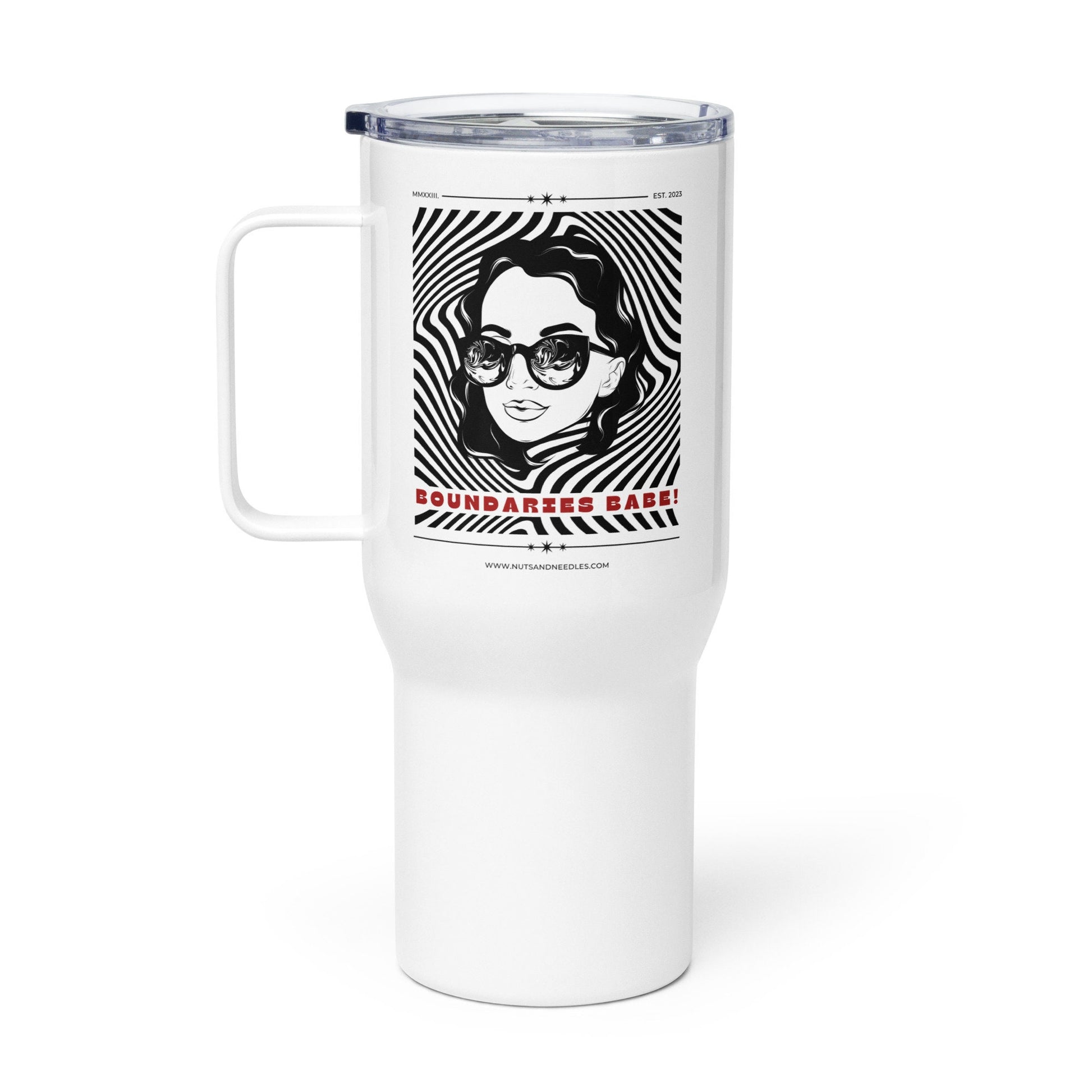 Boundaries Babe Travel mug