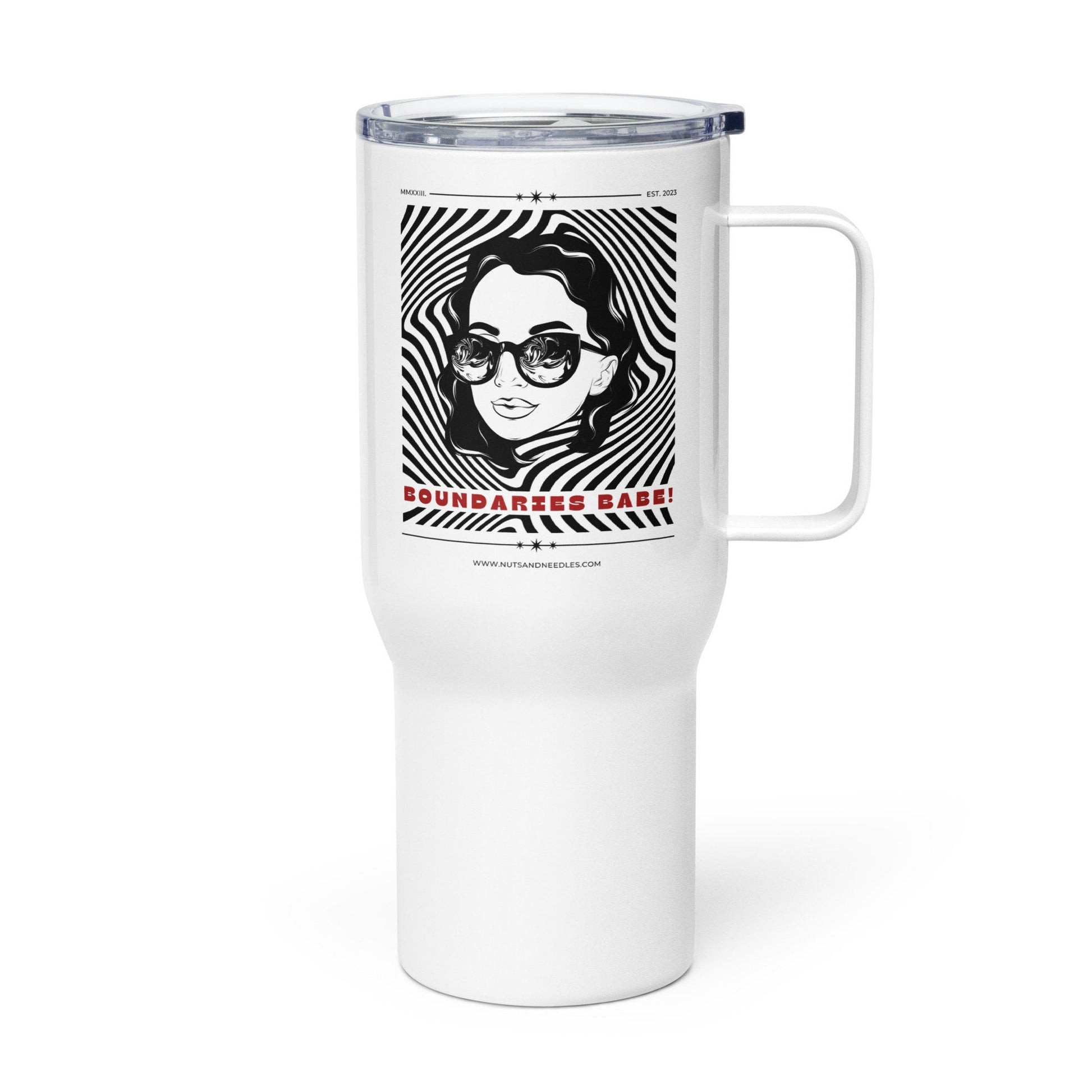 Boundaries Babe Travel mug