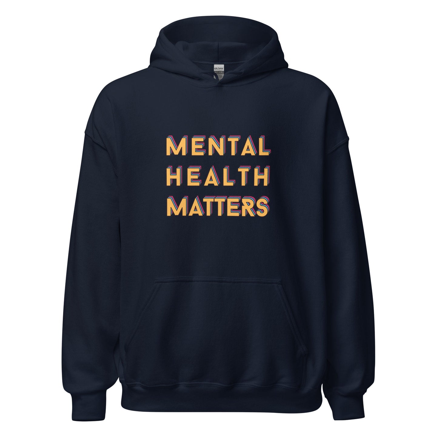 Mental Health Matters colourful Hoodie