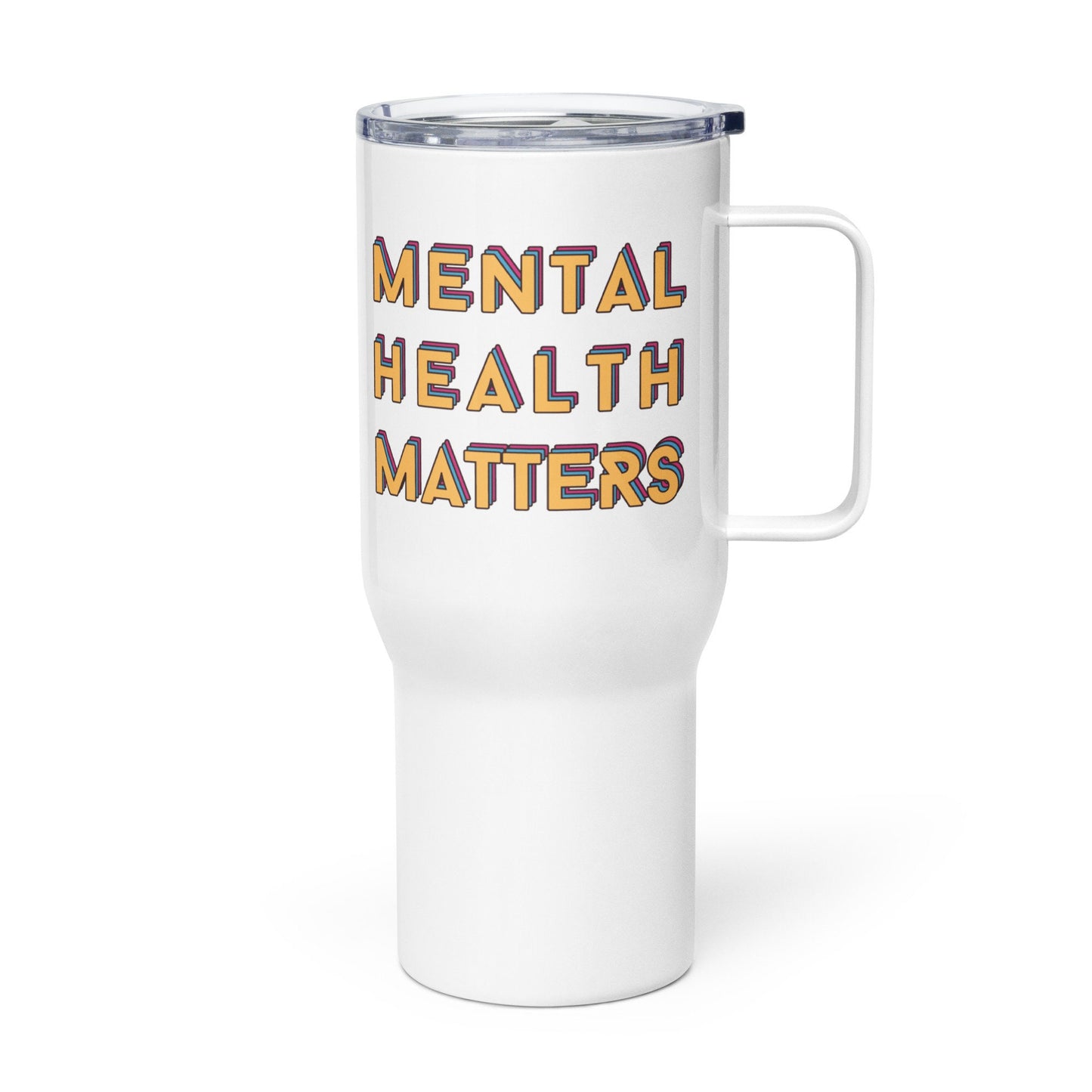 Mental Health Matters Colourful Travel Mug