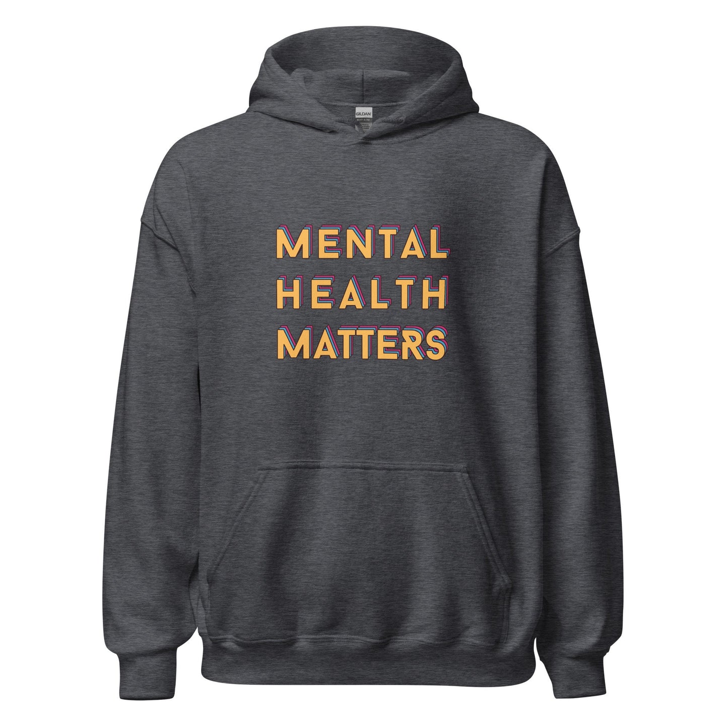 Mental Health Matters colourful Hoodie