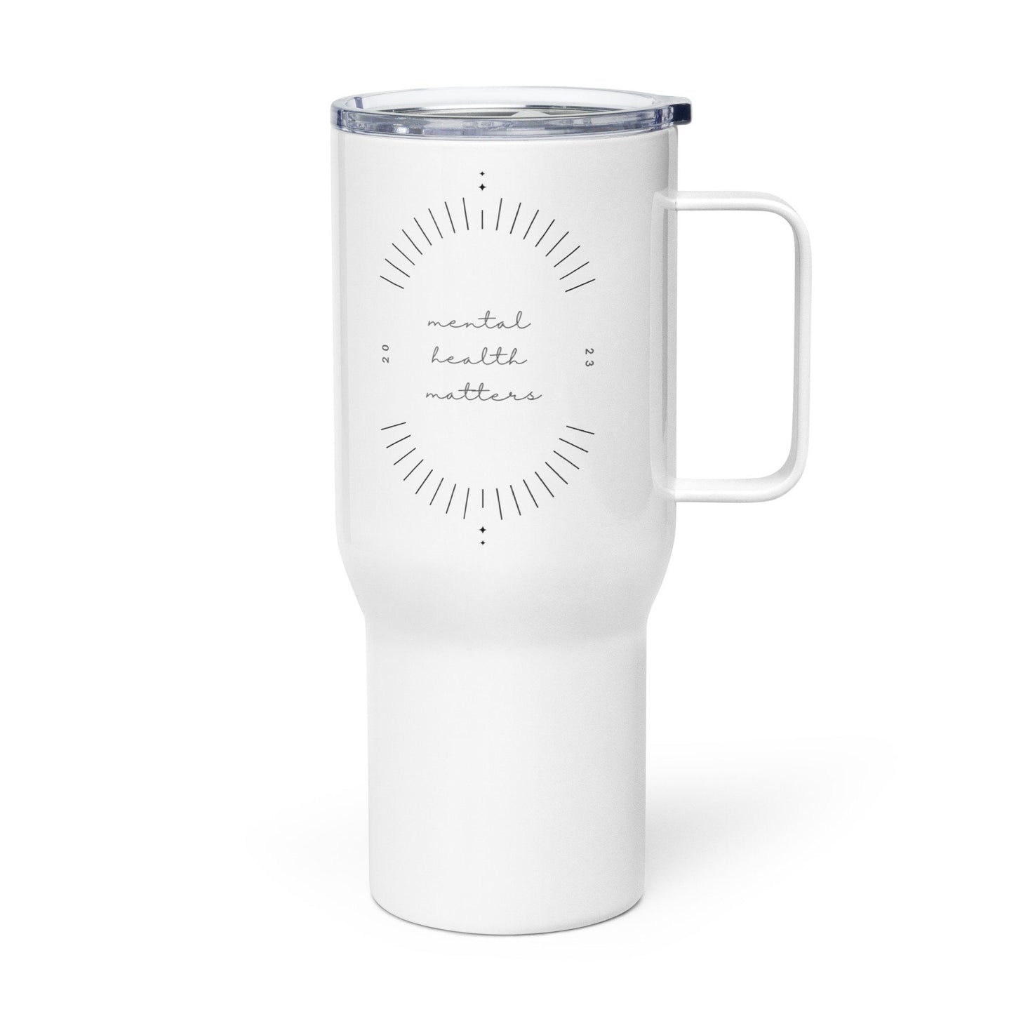 Mental Health Matters minimalist Travel mug