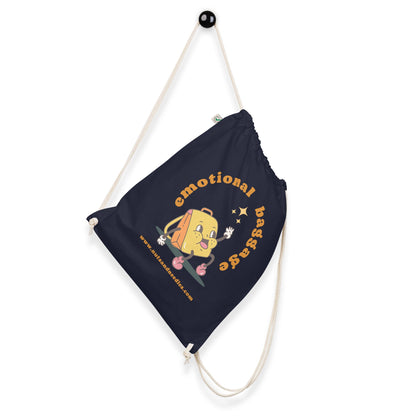 Emotional Baggage cotton drawstring bag