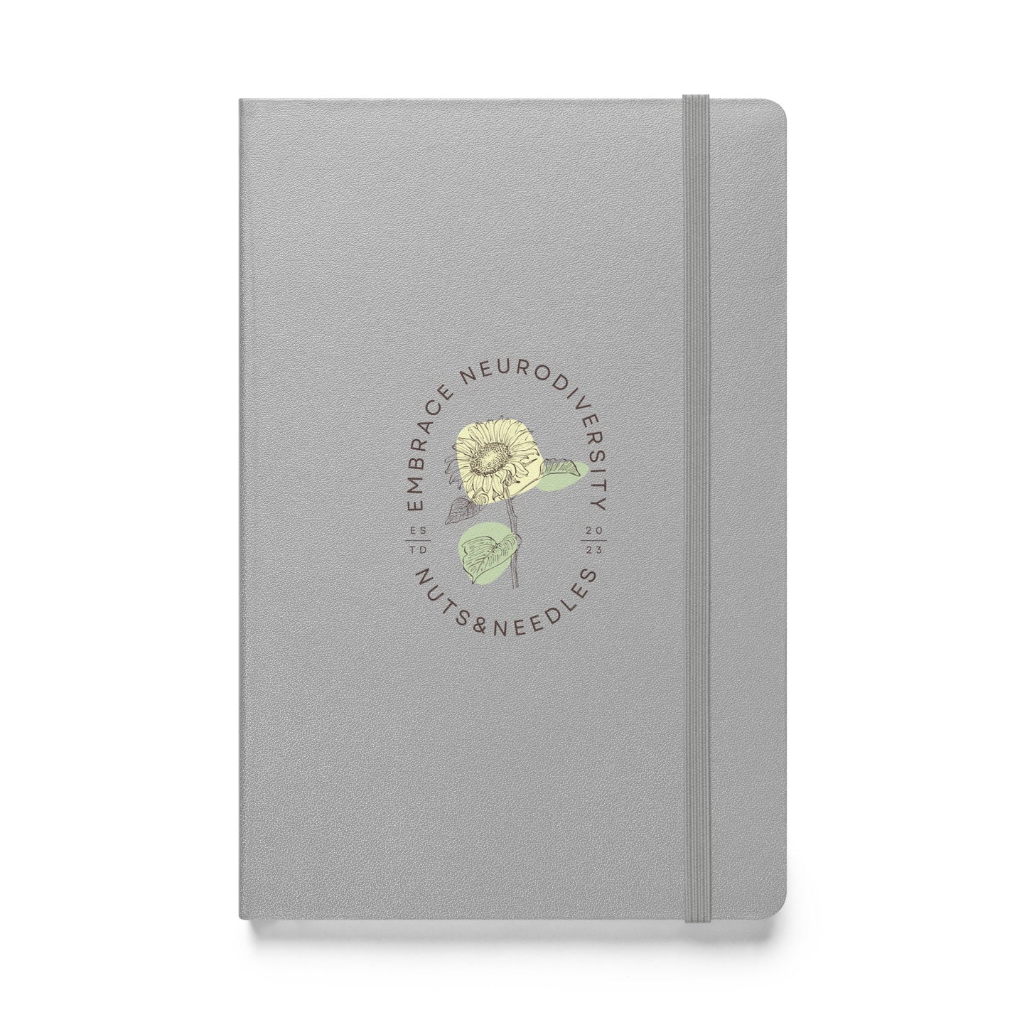 Mental Health Awareness Notebook &#39;Embrace Neurodiversity&#39;, Hardcover bound notebook, part of profit donated to ADHD Awareness charity