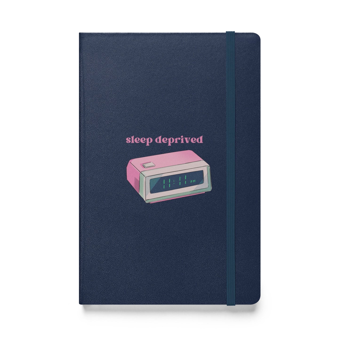 Mental Health Awareness Notebook &#39;Sleep Deprived&#39;, Hardcover bound notebook, part of profit donated to Mental Health Awareness charity