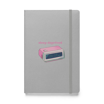 Mental Health Awareness Notebook &#39;Sleep Deprived&#39;, Hardcover bound notebook, part of profit donated to Mental Health Awareness charity