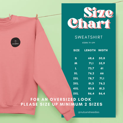 Mental Health Sweatshirt 'Self Love Candy', Valentines Day, Self Love, Self Care, Part of Profit donated to charity, Valentines Gift